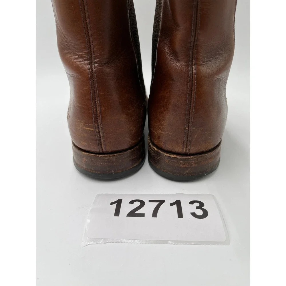 Charles Tyrwhitt Boots Mens US 9.5 Brown Tan Leather Round Toe Ankle Chelsea